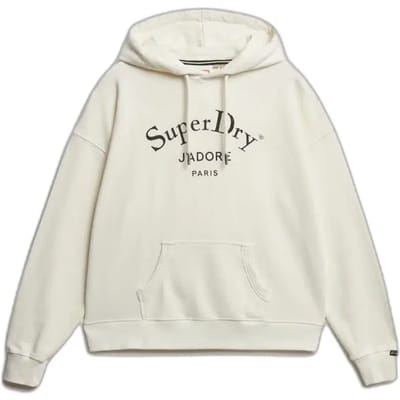 Superdry - Brand Mark hoodie met relaxte pasvorm - Dames - Hoodies