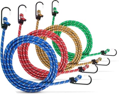MNC - Elastische Snelbinders met Haak - 4 Stuks - 60CM - BPK