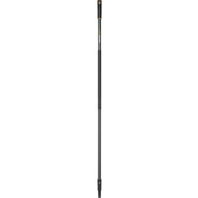 Fiskars Televerlengsteel QuikFit Steel - Telescoopsteel - Anti Slip - Grafiet - 145 cm