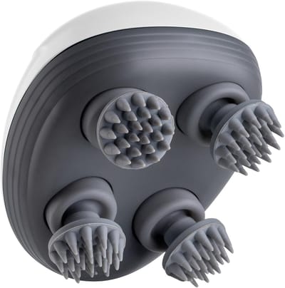 Draagbare Huisdier Hond Massager voor Honden en Katten Elektrische Massage Tool-Hoofd en Rug Massager om Spanning, Spieren Thesis en Stijfheid te verlichten (white)