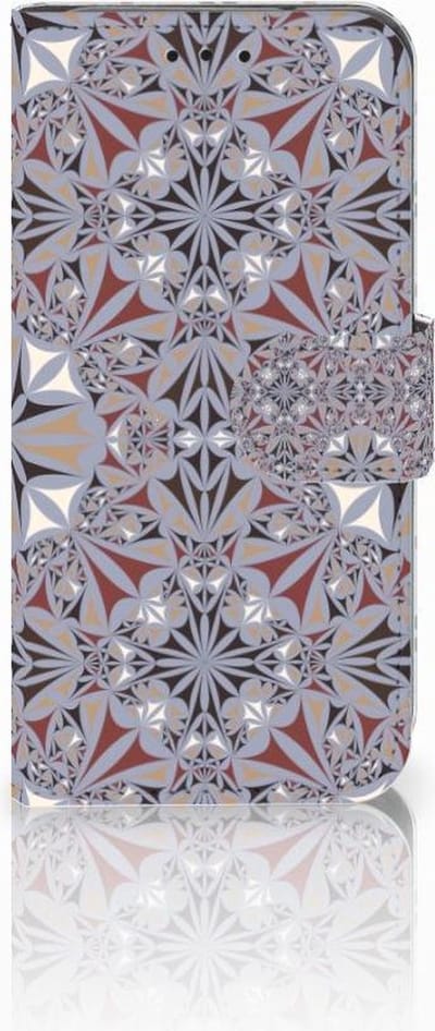 Samsung Galaxy S10e Bookcase Flower Tiles