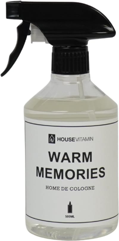 Housevitamin Roomspray Warm Memories – Vijgengeur – 500 ml – Luxe Huisparfum – Interieurspray – Geurspray voor Woonkamer, Toilet & Badkamer
