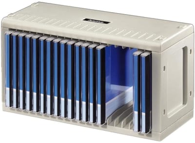 MIRA® Cd Opbergdoos - Cd Opbergsysteem - Cd Koffer - Grijs - 31cm x 14cm x 6cm