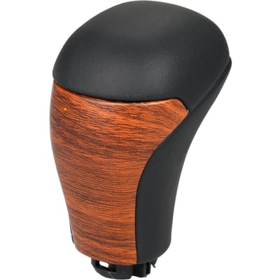 Automatische schakelpookknop, gestreepte houtnerf auto schakelpookknop vervanging voor Toyota Highlander Land Type 1 zwart