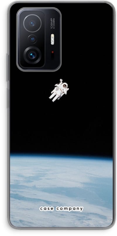 Case Company® - Hoesje geschikt voor Xiaomi 11T Pro hoesje - Alone in Space - Soft Cover Telefoonhoesje - Bescherming aan alle Kanten en Schermrand