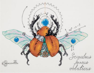 Clockwork Beetle Evenweave Panna Telpakket M-1915