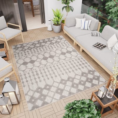 Tapiso Patio Indoor Tapijt Buitenkleed Outdoor Tuintapijt Vloerkleed Buiten Maat- 160x220