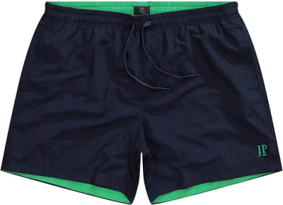 JP 1880 - Heren - Zwemshorts beachwear elastische band - Donkermarine - Maat 3XL