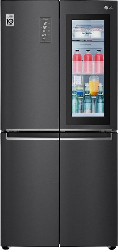 LG GMQ844MC5E amerikaanse koelkast Vrijstaand 530 l E Zwart