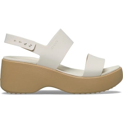 Crocs Brooklyn Sky Sandal dames sandalen – lichtgewicht comfort – beige (212250)