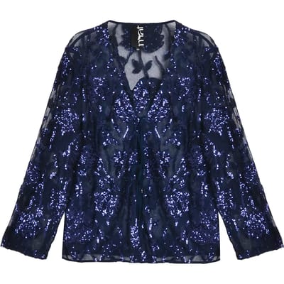 Geborduurd bloemencardigan dames Mat Fashion