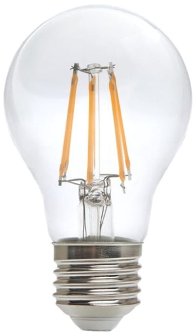 Kobi LED Filamentlamp E27 - 10W - 1200lm - 3000K Warm Wit - 230V - Ø60mm - Voor Woonkamer, Hal of Plafondarmatuur- Per stuk