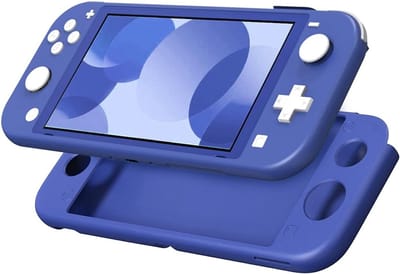 Dailygoody - Beschermhoes Nintendo Switch Lite - Siliconen - Duurzaam en Krasbestendig - Blauw - Accessoires voor Switch Lite - Geschikt voor Nintendo...