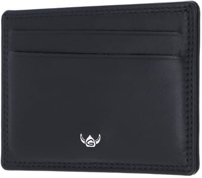 Golden Head Leren kaarthouder Polo RFID Protect Kartenetui 4448 Schwarz zwart