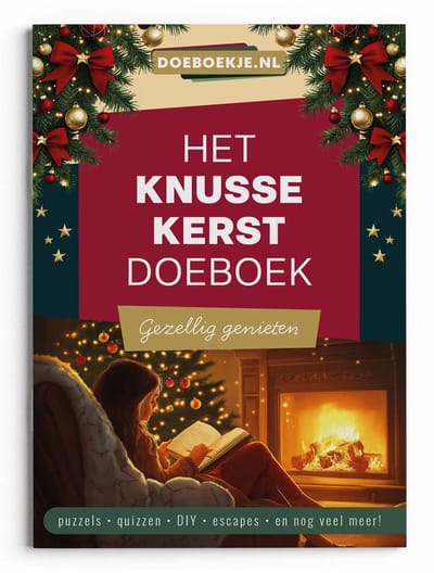 Knusse Kerst Doeboek - volop puzzelen, creatieve ideeën, gezelligheid - voor volwassenen