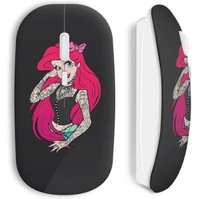 Souris Sans Fil Ariel Tatouee