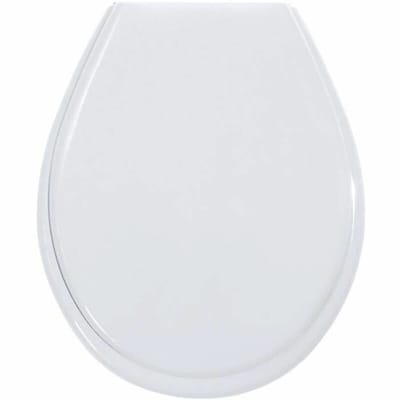 Toiletbril - Toiletdeksel - Badkamer Vernieuwen - Kunststof Materiaal - 44 x 37 cm - Wit
