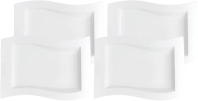 Gourmetteller NewWave 33 x 24 cm Set van 4