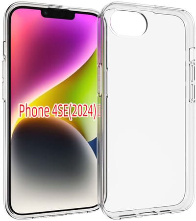 MobyDefend Hoesje - Geschikt voor iPhone 16e / iPhone 17e - Transparante TPU Backcover - Volledig Doorzichtig