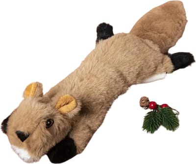 Livano Honden Speelgoed - Hond - Speelgoed - Dog Toy - Pluche - Eekhoorn