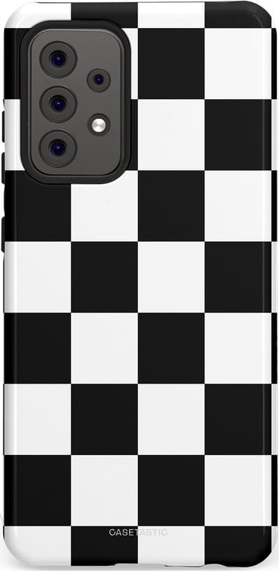 Casetastic Hoesje Geschikt voor Samsung A52 (4G/5G/s) - Stijlvolle Beschermende Duo-layer Case - Schaak