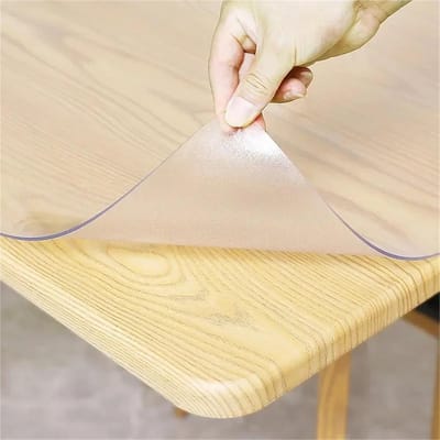Transparant Tafelkleed - Tafelzeil Beschermer - Tafel Beschermen - Waterdicht Antislip - 60 x 100 cm - Transparant
