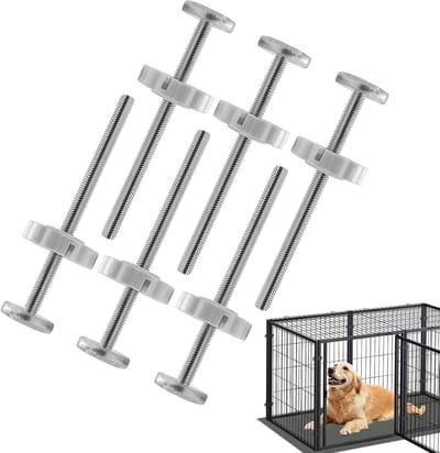 Babyveiligheidsslot Onderdelen - Bevestigingsset Hek - Kindveilige Ruimtes - Moeiteloze Installatie - 6 Delen Set - Zwart