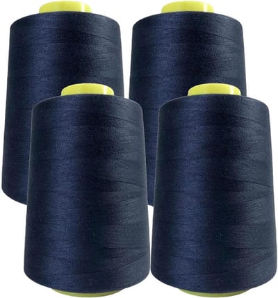 Set van 4 Sterke Naaigaren Spoelen in Verschillende Kleuren voor Naaimachine en Handwerk