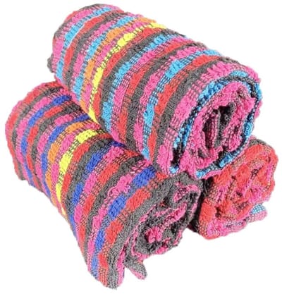 Kleurrijke Theedoeken 3 Stuks - Zachte Badstof Kitchen Towel - 50 x 70 cm - 100% Katoen - Machinewasbaar