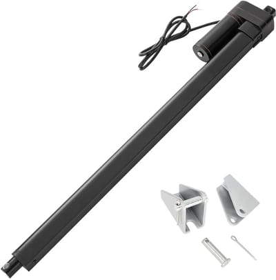 Waterdichte Lineaire Motor 800mm - 3000N 12V Elektrische Actuator met Beugels voor Deur en Raam