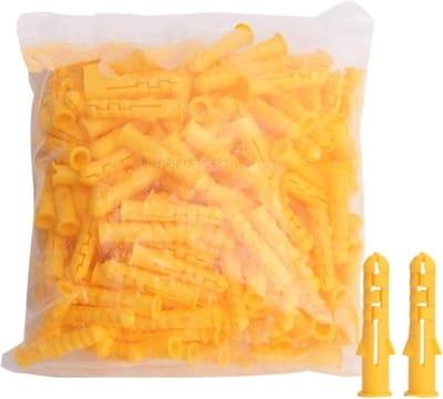 Expansiepijp set - Muurpluggen nylon - Stevig bevestigen - Verschillende maten - M10x100mm 10 stuks - Naturel