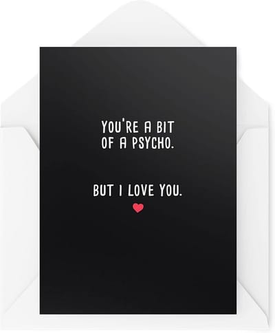 Grappige Wenskaart voor Partners - Romantisch en Liefdevol Cadeau