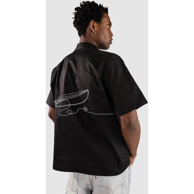 Blue Tomato Boxy Graphics Shirt zwart