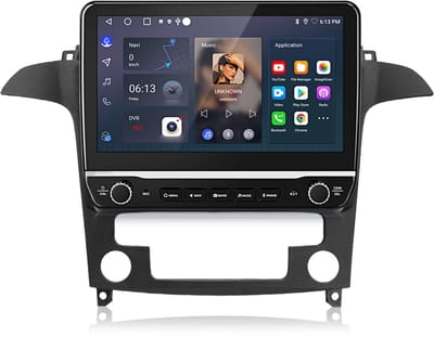 Junsun Android 15 Autoradio Geschikt voor Ford S-Max WA6 2007-2015 ,2GB+64GB, Draadloze CarPlay, DAB+, GPS-Navigatie, Bluetooth, 10.1-inch Touchscreen, WIFI, DSP, Quad-core processor