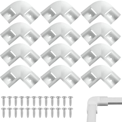 Hoekverbindingen Aluminium Profiel - Verbindingsstukken U-profiel - Constructie Versterken - Duurzaam Aluminium Materiaal - Set van 12 Stuks