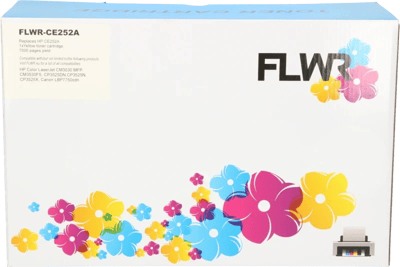 FLWR - Toner / 504A / Geel - Geschikt voor HP