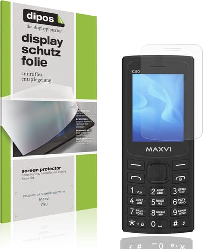 dipos – 4x Matte Beschermfolie geschikt voor Maxvi C50 | Krasbestendige & antireflecterende Screenprotector Ultra-Thin