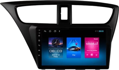 Autoradio met bluetooth - Carplay - Voor Honda Civic 9 (2012-2017) - Geschikt voor Apple en Android - Stereo - Navigatie - Navigatiesysteem auto - 1GB 16GB