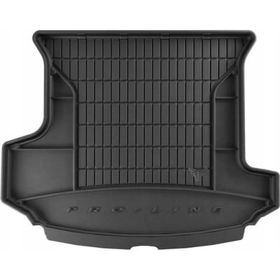 Rubber Kofferbakmat met Organizer Functie – Geschikt voor SKODA Kodiaq vanaf 2016 – 7-persoons (3e zitrij ingeklapt) – Met zij-nissen – TPE Rubber – Hoge Rand 5 cm