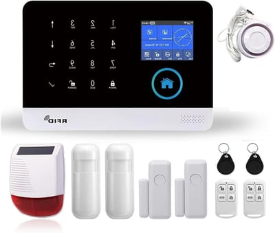 Draadloos Alarmsysteem - Smart Home Beveiliging - Huis Beveiligen - Wifi GSM Netwerk - 185x125x14.7MM - H