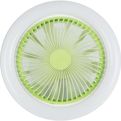E27 lampe tête plafond double usage ventilateur lampe 3 vitesses réglage petit ventilateur de plafond lumière pour chambre d'enfants chambre vert