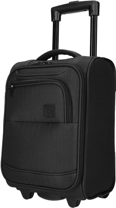 Enrico Benetti Handbagage koffer / Underseater / Trolley 40 x 25 x 20 cm - Oakville - Zwart