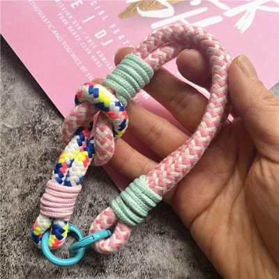 Sleutelhangers Contrastkleur Sleutelhanger Accessoires Luxe Auto Sleutelhanger Tas Charms voor Handtassen Exquise Cadeau Vriend Sleutelhangers