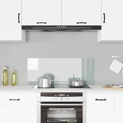 vidaXL - Spatscherm - keuken - 100x40 - cm - gehard - glas - transparant