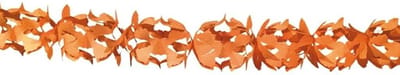 Folat - Slinger papier Hoku Oranje (6 meter) - Halloween - Halloween Decoratie - Halloween Versiering - WK voetbal 2026 - WK voetbal versiering - WK voetbal outfit - Nederland WK