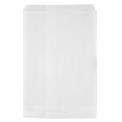 Papieren zakjes - Fournituren zakjes - 1000 Stuks - Wit - 17.5x26cm