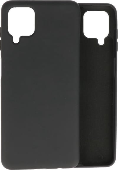 Siliconen back cover case - Geschikt voor Samsung Galaxy A42 5G - TPU hoesje zwart