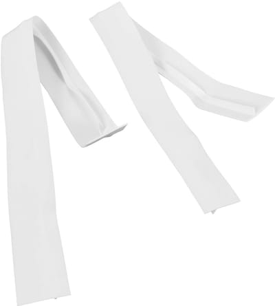 Dailygoods- Ovenstrip 2 Stuks - Siliconen Hittebestendig - Antivettig - Waterdicht - Slijtvast - Afmetingen 53 x 5.2 x 1 cm / 65 x 5.2 x 1 cm - Kookplaatstrip