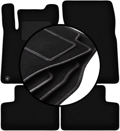Complete set veloursmatten voor: Mercedes CLA II C118 sedan (2019-)