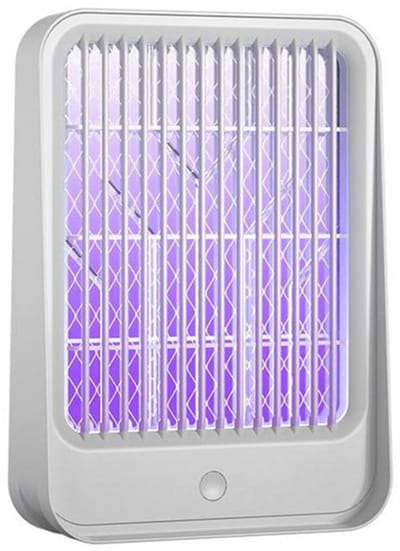 Oplaadbare Elektrische Muggenlamp met 1200mAh Lithiumaccu, UV-Licht Elektroshock Insectenvanger, Draadloze Muggenverdelger voor Binnen en Buiten, Eénknopsbediening Veilig voor Huis en Kinderkamer